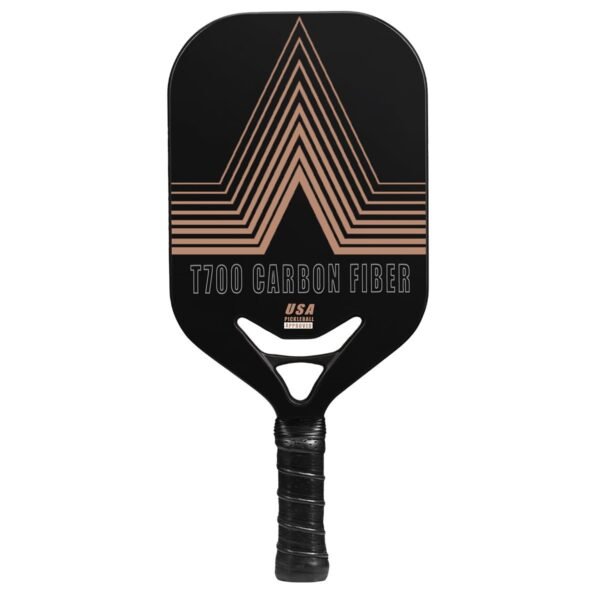 T700 Professional Carbon Fiber Pickleball Paddle – One-Piece Hot Pressed Edgeless Sandblasted Surface for Distributors