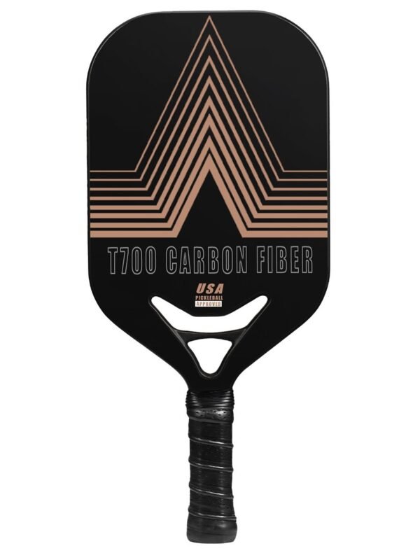 T700 Professional Carbon Fiber Pickleball Paddle – One-Piece Hot Pressed Edgeless Sandblasted Surface for Distributors
