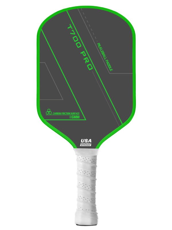 T700 Carbon Fiber Pickleball Paddle – Thermoformed Hot Press Technology, Pro-Level Anti-Shatter Outdoor Racket, Lightweight Non-Slip Breathable Handle, High Durability for Tournament & Recreation
