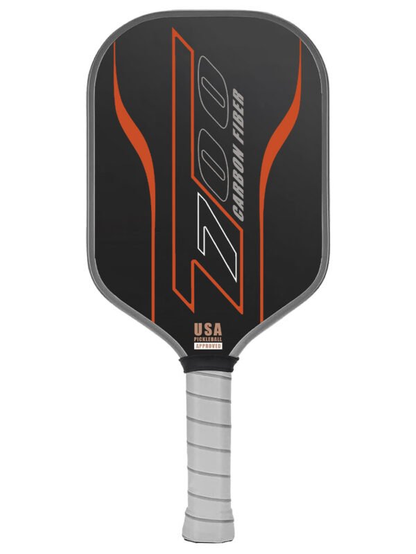 One-Piece Carbon Fiber Pickleball Paddle – Matte Surface UV Printed True Color Hollow Design Hot Pressed Paddle for Wholesale