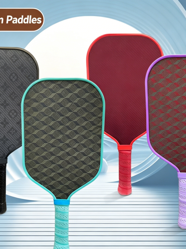 T700 Carbon Fiber Pickleball Paddle – Matte Finish, 3D Textured Hybrid Carbon Weave, Professional Performance Paddle