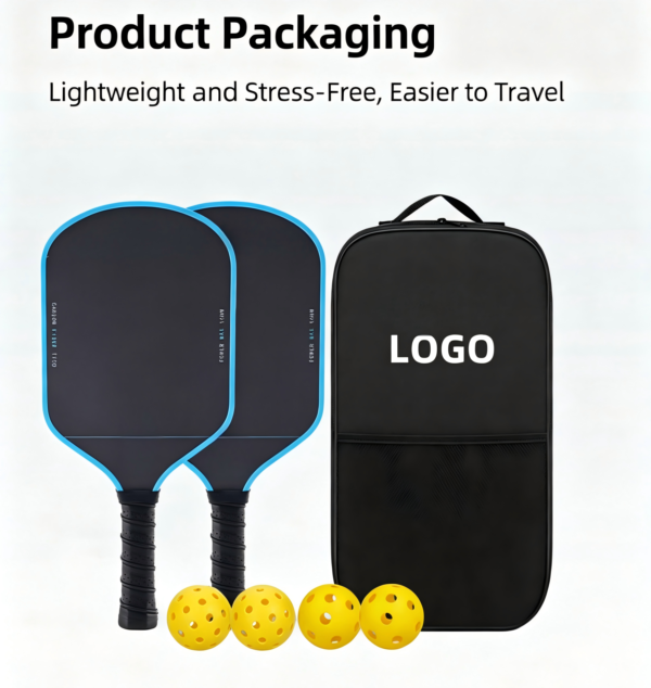 T700 Carbon Fiber One-Piece Pickleball Paddle – Cold & Hot Press Technology, Professional Grade Paddle for Competitive Play